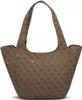 GUESS Shopper Handtasche Calista Latte Logo : Latte Logo Produktbild-Vorschau 3