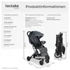 tectake® kočárek Finn jednoruční skládací mechanismus, s Náhled obrázku produktu 5