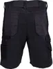 The back view of black cargo shorts. Produktbild-Vorschau
