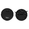 Two views of a black robot vacuum cleaner against a white background. Náhled obrázku produktu