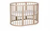 Kinderbett Babybett KOTTO OLIN Farbe Cappuccino + Matratze Produktbild-Vorschau 3