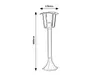 Rabalux 7128 Lampadaire extérieur Taverna, E27, aluminium, Voir les images du produit 2