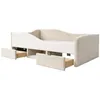 Merax gestoffeerd dagbed 90x190 cm met beschermroede en 2 Productafbeelding-voorbeeld 7