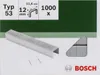 Bosch  KlammernvTyp 53 - 11,4 x 0,74 x 12 mm 1000 Stk. Produktbild-Vorschau 1