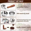 Bodenloser Siebträger 51 mm 3 Ohren für DeLonghi Dedica Productafbeelding-voorbeeld