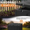 GARANTIA ECO-KING compostiera 600 litri nero Anteprima dell’immagine prodotto 5