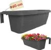 Blumenkasten Balkon Balkonkasten mit Halterung Pflanzkasten Produktbild-Vorschau 1