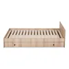 Łóżeczko dziecięce KOMPAKT 3W1 120x80 bukowe z komodą Podgląd zdjęcia produktu 3