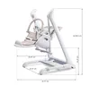 A diagram of a baby high chair with dimensions indicated. Produktbild-Vorschau