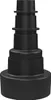A black adapter with multiple stepped diameters, shown in a studio shot against a white background. Produktbild-Vorschau