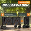 BigDean XXL Bollerwagen pliable avec toit 260L 150kg de Voir les images du produit 5