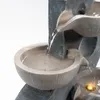 Solarbrunnen für draussen Kaskadenbrunnen H=49cm Produktbild-Vorschau 3