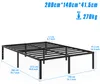 LARS360 Metallbett 140x200 cm - Modernes Plattformbett aus Produktbild-Vorschau 7
