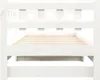 vidaXL Letto da giorno allungabile bianco 2x(90x200) cm in Anteprima dell’immagine prodotto 10