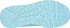 The bottom view of a light blue sneaker sole. Produktbild-Vorschau