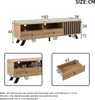 Diagrams and measurements of a TV stand. Náhľad obrázku produktu