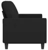 vidaXL 3-Sitzer-Sofa Schwarz 180 cm Stoff Produktbild-Vorschau 4