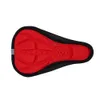 Silikon Bike Sattel Gel Kissen Sitzbezug Rot Produktbild-Vorschau 5
