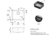 Reginox R32022 Comfort IB 5040 Edelstahlspüle Flächenbündig Produktbild-Vorschau 5