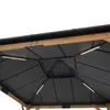 Zedernholz Gazebo KAPS mit Solar - 330cm x 330cm, braun Produktbild-Vorschau 9