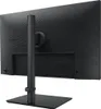 The back of a black Samsung monitor on a white background. Produktbild-Vorschau