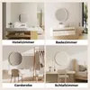 EMKE Specchio da bagno a LED rotondo da 60 cm senza nebbia Anteprima dell’immagine prodotto 8