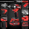 TEENO Clé à Choc Sans Fil 700 Nm 1/2", 20V Brushless avec 2 Voir les images du produit 2