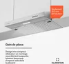 Klarstein SlimVent Hotte Aspirante, 60 cm Hotte de Cuisine Voir les images du produit 2