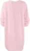 ASKSA Pulloverkleid Damen Oversized Strickkleid Winterkleid Voir les images du produit 4