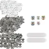 VEVOR 500 Sets 1 Zoll 25mm Pin-Back-Button-Teile, DIY Runde Produktbild-Vorschau 1