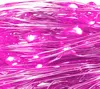 A close-up view of pink LED string lights. Voir les images du produit