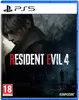 The image shows the front cover of the Resident Evil 4 Remake game for PlayStation 5. It features a character in the foreground and a dark, atmospheric background with trees and a path. Náhled obrázku produktu