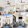 Sofucor Deckenventilator, klassisch, 132 cm, Walnussflügel, Produktbild-Vorschau 6