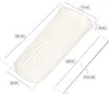 A white ceramic water evaporator with measurement lines and dimensions indicated. Produktbild-Vorschau
