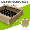 Sandkasten BULLE Lärche natur 45 mm inkl. Sitzbretter und Produktbild-Vorschau 5