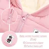 Baby Winter Overall mit Kapuze, Strampler Schneeanzug Produktbild-Vorschau 4
