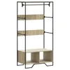 vidaXL Věšák na oblečení Sonoma dub 90x50x180 cm materiál Náhled obrázku produktu 1