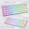 RGB 60% Mechanische Tastatur, 62 Tasten Wired Beleuchtung Produktbild-Vorschau 2