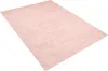 A pink shaggy rug is shown from a diagonal angle on a white background. Produktbild-Vorschau