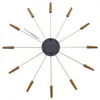 NeXtime - 2610BR - Wanduhr - 58cm - braun - Plug-Inn Produktbild-Vorschau 8