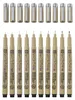 SAKURA Fineliner PIGMA MICRON 10er Etui schwarz Produktbild-Vorschau 2