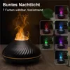 Luftbefeuchter, Flammen Aroma Diffuser, Ätherische Öle Produktbild-Vorschau 5
