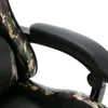 vidaXL Gaming-Stuhl mit Fußstütze Schwarz und Tarnmuster Produktbild-Vorschau 9