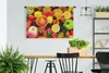 MuchoWow® Wandteppich Wandbehang Erdbeere - Zitrone - Obst Produktbild-Vorschau 2