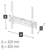 Supporto a parete per TV Hama rigido 32-65 (nero) Anteprima dell’immagine prodotto 3