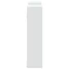 A side view of a white wall shelf. Voir les images du produit