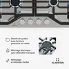 Klarstein Turbocast plynová varná doska - 4 horáky z Náhľad obrázku produktu 4