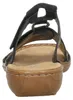 Rieker Damen Pantolette mit Klettverschluss und T-Riemen Produktbild-Vorschau 155