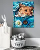 Zuty - Malen nach Zahlen - HAMSTER MIT MARGERITE, 40x50 cm, Produktbild-Vorschau 2