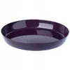 A purple plant pot with a saucer, isolated on a white background. Podgląd zdjęcia produktu